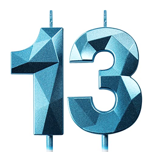 Geburtstagskerzen Zahlen Kerze 13 Tortendeko 13. Geburtstag Junge Mädchen Kerzen Geburtstag Blau Zahlen Geburtstagskerzen für Torte Geburtstagskerzen Zahlen Kerze 13 Tortendeko 13. Geburtstag Junge Mädchen Kerzen Geburtstag Blau Zahlen Geburtstagskerzen für Torte von Deratta