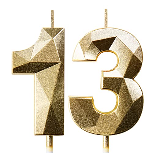 Geburtstagskerzen Zahlen Kerze 13 Tortendeko 13. Geburtstag Junge Mädchen Kerzen Geburtstag Gold Zahlen Geburtstagskerzen für Torte Geburtstagskerzen Zahlen Kerze 13 Tortendeko 13. Geburtstag Junge Mädchen Kerzen Geburtstag Gold Zahlen Geburtstagskerzen für Torte von Deratta
