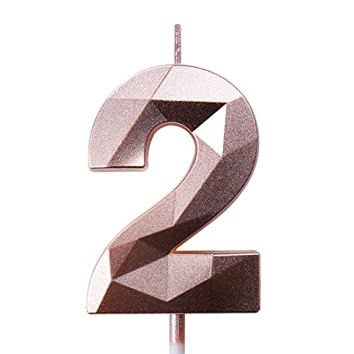Geburtstagskerzen Zahlen Kerze 2 Tortendeko 2. Geburtstag Mädchen Kerzen Geburtstag Roségold 0-9 Zahlen Geburtstagskerzen für Torte Geburtstagskerzen Zahlen Kerze 2 Tortendeko 2. Geburtstag Mädchen Kerzen Geburtstag Roségold 0-9 Zahlen Geburtstagskerzen für Torte von Deratta