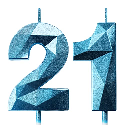 Geburtstagskerzen Zahlen Kerze 21 Tortendeko 21. Geburtstag Kerzen Geburtstag Blau Zahlen Geburtstagskerzen für Torte Geburtstagskerzen Zahlen Kerze 21 Tortendeko 21. Geburtstag Kerzen Geburtstag Blau Zahlen Geburtstagskerzen für Torte von Deratta