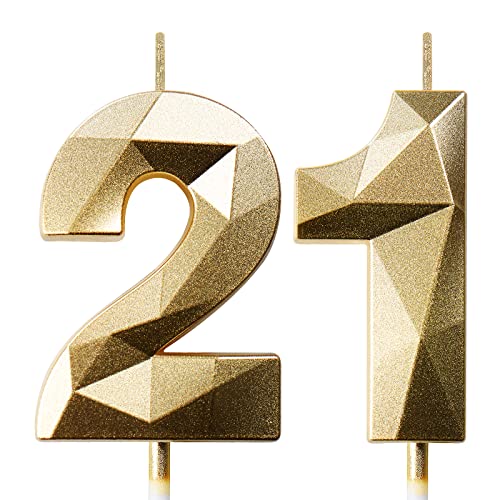 Geburtstagskerzen Zahlen Kerze 21 Tortendeko 21. Geburtstag Kerzen Geburtstag Gold Zahlen Geburtstagskerzen für Torte Geburtstagskerzen Zahlen Kerze 21 Tortendeko 21. Geburtstag Kerzen Geburtstag Gold Zahlen Geburtstagskerzen für Torte von Deratta
