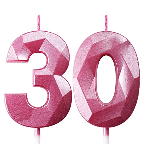 Geburtstagskerzen Zahlen Kerze 30 Tortendeko 30. Geburtstag Frau Kerzen Geburtstag Rosa Zahlen Geburtstagskerzen für Torte Geburtstagskerzen Zahlen Kerze 30 Tortendeko 30. Geburtstag Frau Kerzen Geburtstag Rosa Zahlen Geburtstagskerzen für Torte von Deratta