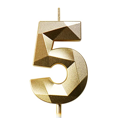 Geburtstagskerzen Zahlen Kerze 5 Tortendeko 5. Geburtstag Junge Mädchen Kerzen Geburtstag Gold 0-9 Zahlen Geburtstagskerzen für Torte Geburtstagskerzen Zahlen Kerze 5 Tortendeko 5. Geburtstag Junge Mädchen Kerzen Geburtstag Gold 0-9 Zahlen Geburtstagskerzen für Torte von Deratta