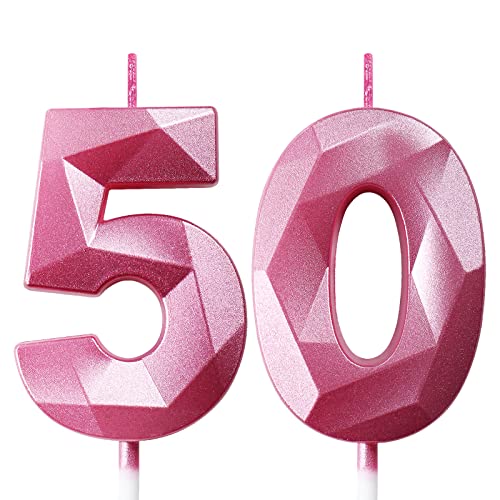 Geburtstagskerzen Zahlen Kerze 50 Tortendeko 50. Geburtstag Frau Kerzen Geburtstag Rosa Zahlen Geburtstagskerzen für Torte Geburtstagskerzen Zahlen Kerze 50 Tortendeko 50. Geburtstag Frau Kerzen Geburtstag Rosa Zahlen Geburtstagskerzen für Torte von Deratta