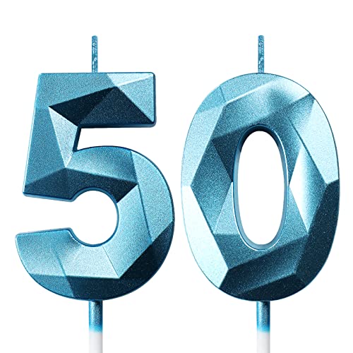 Geburtstagskerzen Zahlen Kerze 50 Tortendeko 50. Geburtstag Mann Frau Kerzen Geburtstag Blau Zahlen Geburtstagskerzen für Torte Geburtstagskerzen Zahlen Kerze 50 Tortendeko 50. Geburtstag Mann Frau Kerzen Geburtstag Blau Zahlen Geburtstagskerzen für Torte von Deratta