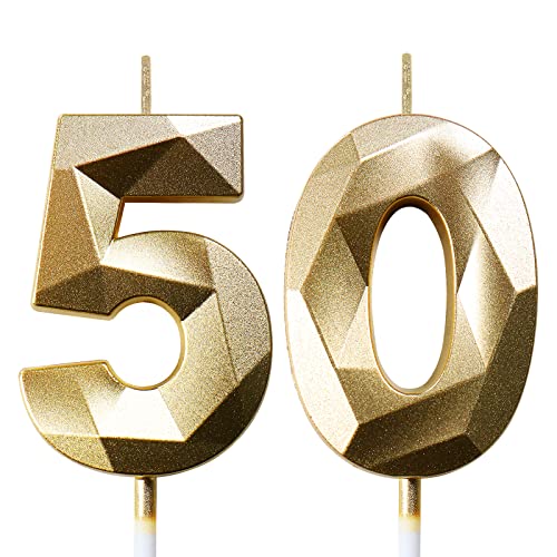 Geburtstagskerzen Zahlen Kerze 50 Tortendeko 50. Geburtstag Mann Frau Kerzen Geburtstag Gold Zahlen Geburtstagskerzen für Torte Geburtstagskerzen Zahlen Kerze 50 Tortendeko 50. Geburtstag Mann Frau Kerzen Geburtstag Gold Zahlen Geburtstagskerzen für Torte von Deratta