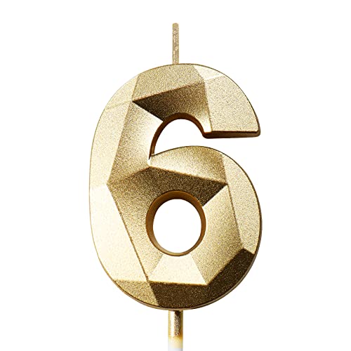 Geburtstagskerzen Zahlen Kerze 6 Tortendeko 6. Geburtstag Junge Mädchen Kerzen Geburtstag Gold 0-9 Zahlen Geburtstagskerzen für Torte Geburtstagskerzen Zahlen Kerze 6 Tortendeko 6. Geburtstag Junge Mädchen Kerzen Geburtstag Gold 0-9 Zahlen Geburtstagskerzen für Torte von Deratta