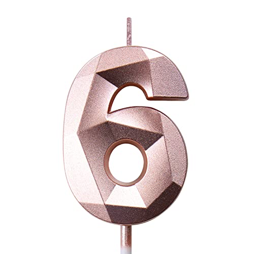 Geburtstagskerzen Zahlen Kerze 6 Tortendeko 6. Geburtstag Mädchen Kerzen Geburtstag Roségold 0-9 Zahlen Geburtstagskerzen für Torte Geburtstagskerzen Zahlen Kerze 6 Tortendeko 6. Geburtstag Mädchen Kerzen Geburtstag Roségold 0-9 Zahlen Geburtstagskerzen für Torte von Deratta