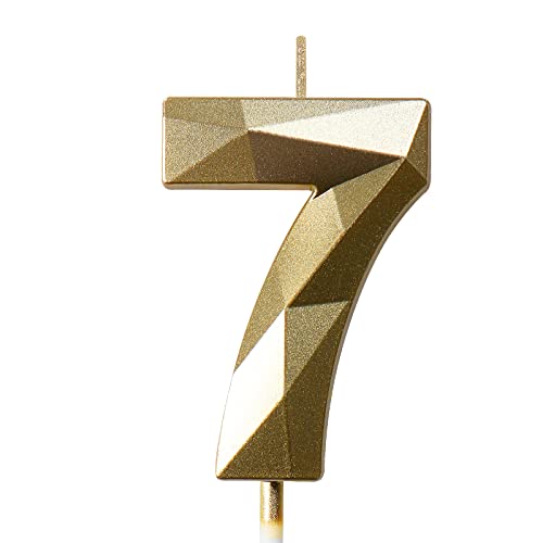 Geburtstagskerzen Zahlen Kerze 7 Tortendeko 7. Geburtstag Junge Mädchen Kerzen Geburtstag Gold 0-9 Zahlen Geburtstagskerzen für Torte Geburtstagskerzen Zahlen Kerze 7 Tortendeko 7. Geburtstag Junge Mädchen Kerzen Geburtstag Gold 0-9 Zahlen Geburtstagskerzen für Torte von Deratta