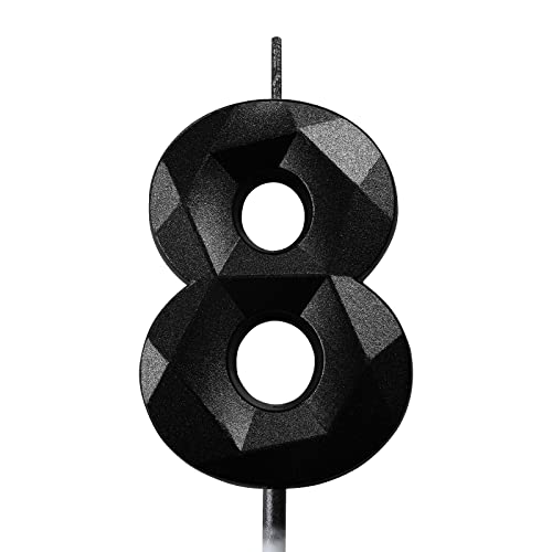 Geburtstagskerzen Zahlen Kerze 8 Tortendeko 8. Geburtstag Junge Mädchen Kerzen Geburtstag Schwarz 0-9 Zahlen Geburtstagskerzen für Torte Geburtstagskerzen Zahlen Kerze 8 Tortendeko 8. Geburtstag Junge Mädchen Kerzen Geburtstag Schwarz 0-9 Zahlen Geburtstagskerzen für Torte von Deratta