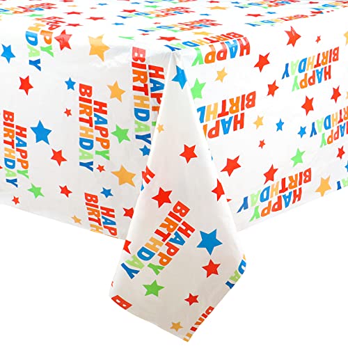 Party Tischdecke Geburtstag Kinder 274x137 cm Happy Birthday Alles Gute zum Geburtstag Tischdeko Regenbogen Plastik Tischdecke Kindergeburtstag Party Tischdecke Geburtstag Kinder 274x137 cm Happy Birthday Alles Gute zum Geburtstag Tischdeko Regenbogen Plastik Tischdecke Kindergeburtstag von Deratta