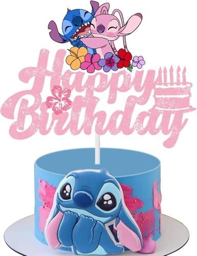 Cartoon Tortendeko,Happy Birthday Cake Topper, Kuchendeko Geburtstags Mädchen und Junge,Kuchen Dekoration, für Geburtstagsfeiern und Hochzeit von Dereine