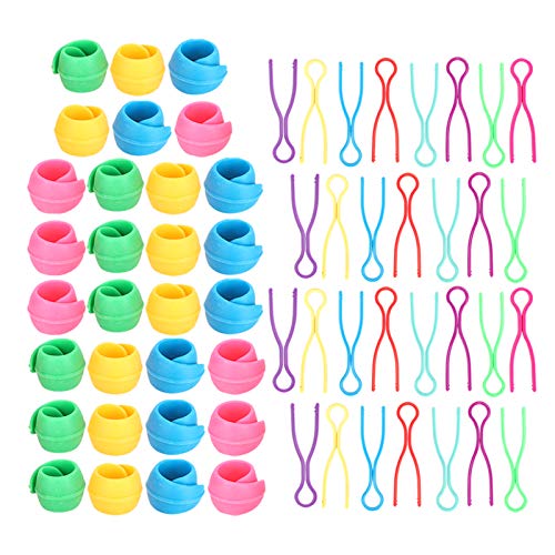 Deror 60Pcs Spulenfadenhalter Spule Huggers Clips Organisationsklammern Nähzubehör von Deror