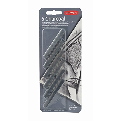 Derwent 35996 Gepresste Kohlestift, 6 Stück Derwent 35996 Gepresste Kohlestift, 6 Stück von Derwent