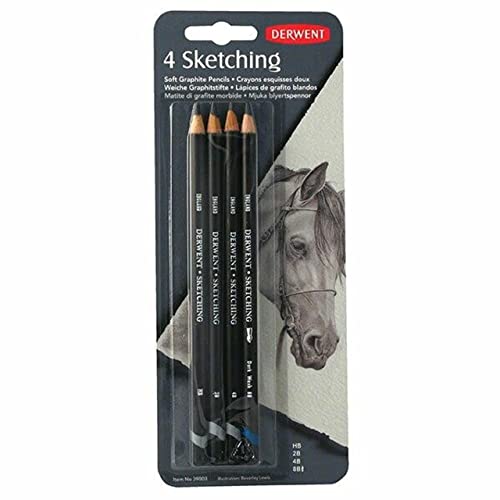 Derwent 39003 Zeichnen Stift, 4 Stück von Derwent