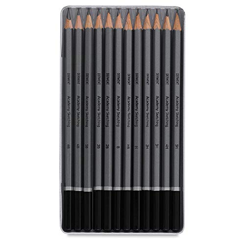 Derwent Academy Graphit-Stifte zum Zeichnen, 12er-Set in Dose, 6B-5H HB, Hochwertige Kernstärke, Glatte Textur, Zum Zeichnen und Illustrieren, ideal für Hobbykünstler, 2301946 Derwent Academy Graphit-Stifte zum Zeichnen, 12er-Set in Dose, 6B-5H HB, Hochwertige Kernstärke, Glatte Textur, Zum Zeichnen und Illustrieren, ideal für Hobbykünstler, 2301946 von Derwent