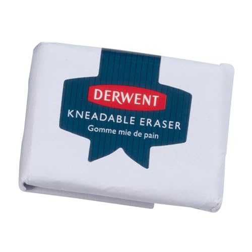 Derwent Knetbarer Radiergummi/Radierknete, Formbar, Ideal zum Aufhellen & Tupfen, Professionelle Qualität, 0700231 von Derwent