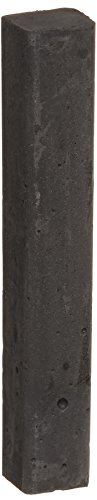 Quartet Alphacolor Soft Square Pastellkreide, Char-Kole, 12 Pastellkreiden pro Set (167007), schwarz von Derwent