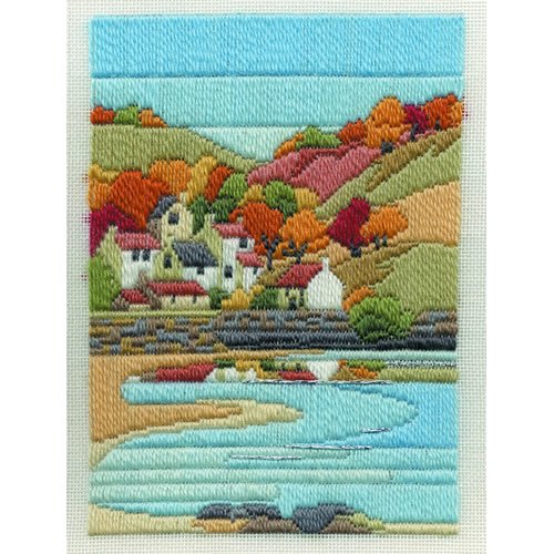 Langstich-Set "Jahreszeiten - Herbst an der Küste" von Bothy Threads