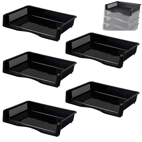 5 Stück Briefablage A4, Ablagefächer Stapelbare Schreibtisch Organizer Ablage, Stapelbare Schreibtisch Organizer Briefkorb, Briefablage,A4-Papierablage Für Zuhause,Büro,Schule 5 Stück Briefablage A4, Ablagefächer Stapelbare Schreibtisch Organizer Ablage, Stapelbare Schreibtisch Organizer Briefkorb, Briefablage,A4-Papierablage Für Zuhause,Büro,Schule von Derwrtup