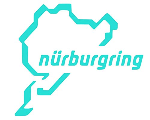 DESCONOCIDO Nurburgring Vinyl-Aufkleber, 9 x 10 cm (Minze) von Desconocido