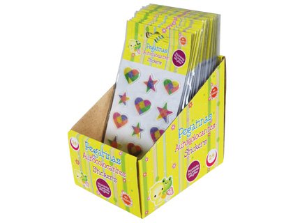 Fantasie-Aufkleber mit Glitzer, 24 Packungen Fantasie-Aufkleber mit Glitzer, 24 Packungen von Desconocido
