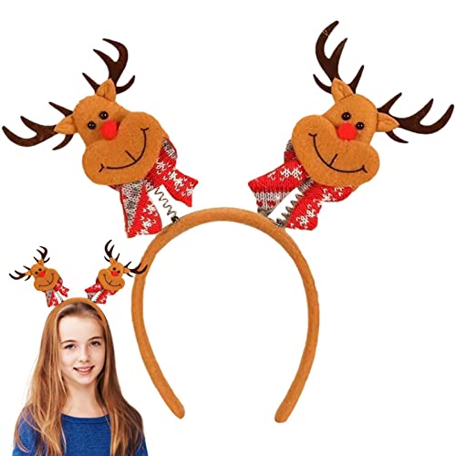 Weihnachts-Stirnreifen – Hut, Weihnachtsmann-Hut, Schneemänner, Kopfbedeckung, niedlicher Ring für Weihnachtszubehör Weihnachts-Stirnreifen – Hut, Weihnachtsmann-Hut, Schneemänner, Kopfbedeckung, niedlicher Ring für Weihnachtszubehör von Desconocido
