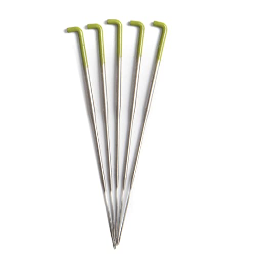Präzisionswollfilznadeln, Nadelfilzwerkzeuge, hergestellt in Deutschland, Hartstahl, Nadelfilz-Set, Anfänger, farbkodiert, Spirale 40 Gauge, 5 Stück von Desert Breeze Distributing