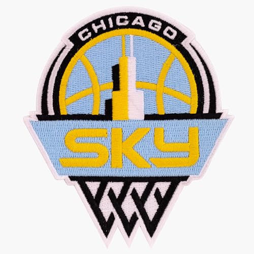 Desert Cactus Chicago Sky WNBA Patch – National Basketball Association bestickte Aufnäher zum Aufbügeln oder Aufnähen für Blazer, Jacken, Rucksäcke, Taschen, Hüte und taktische Ausrüstung von Desert Cactus