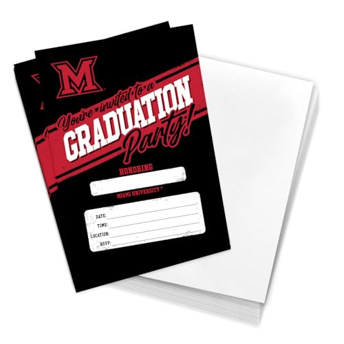 Desert Cactus Miami University Ohio Einladungen für Abschlussfeiern, RedHawks 12,7 x 17,8 cm, 10 Stück, mit Umschlägen Desert Cactus Miami University Ohio Einladungen für Abschlussfeiern, RedHawks 12,7 x 17,8 cm, 10 Stück, mit Umschlägen von Desert Cactus