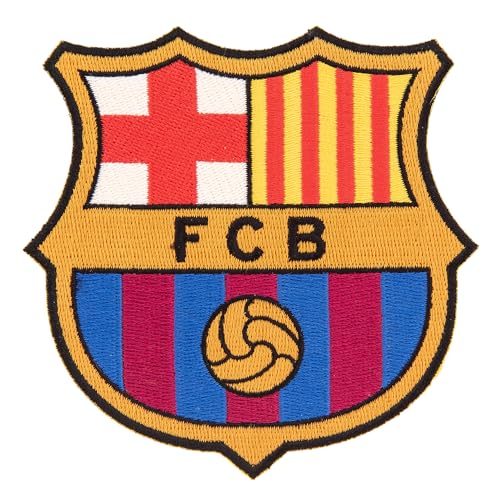 FC Barcelona bestickter Aufnäher Barça Barca Fußball Premier League zum Aufnähen oder Aufbügeln auf Blazer Jacke Tasche (Patch) von Desert Cactus