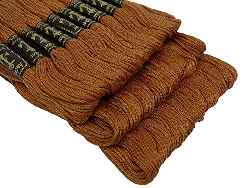 Anchor 0355 – Desi Hawker – Set aus 6-lagigem Baumwollfaden mit Fadensträngen, Kreuzstich, Stickgarn, Braun von Desi Hawker