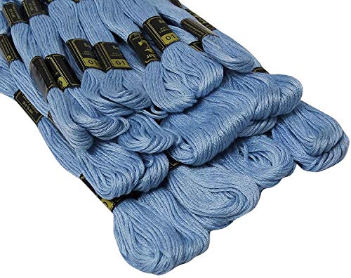 Anchor – Blau (0130) – DESI HAWKER – Set aus Baumwolle, 6-lagiger Garn, Garnknäuel, Kreuzstich, Sticktwist von Desi Hawker
