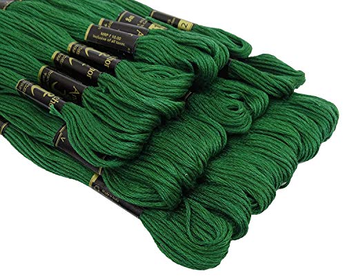 Anchor – Grün (0212) – DESI HAWKER – Set aus Baumwolle, 6-lagiger Garn, Garnknäuel, Kreuzstich, Sticktwist von Desi Hawker