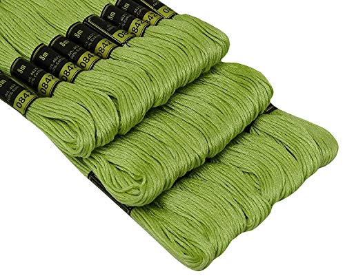 Anchor – Grün (0842) – DESI HAWKER – Set aus Baumwolle, 6-lagiger Garn, Garnknäuel, Kreuzstich, Sticktwist von Desi Hawker