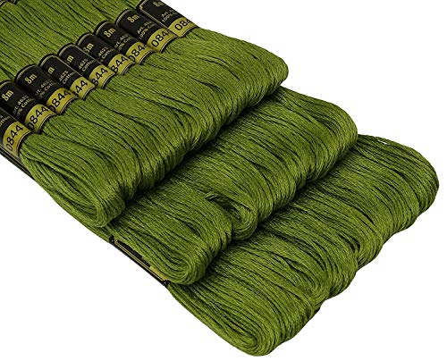 Anchor – Grün (0844) – DESI HAWKER – Set aus Baumwolle, 6-lagiger Garn, Garnknäuel, Kreuzstich, Sticktwist von Desi Hawker