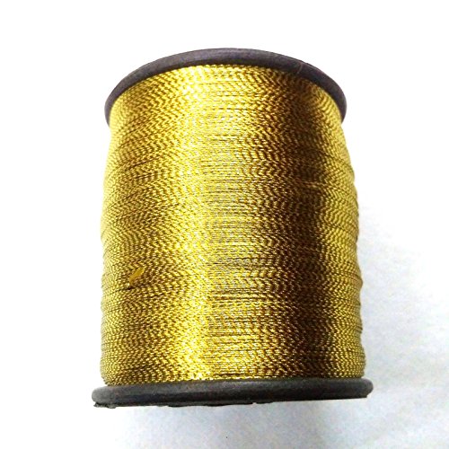 Gold & Braun – Art Silk Twisted mit Lurex – Neem Jari-Zari – Für Crochet Nähen Stickerei Stricken Jewelry Gold & Braun – Art Silk Twisted mit Lurex – Neem Jari-Zari – Für Crochet Nähen Stickerei Stricken Jewelry von Desi Hawker