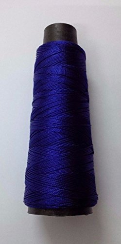Seidenartiger Garn aus Viskose – 160 Meter, zum Häkeln, Sticken, Spitze, für Schmuck marineblau Seidenartiger Garn aus Viskose – 160 Meter, zum Häkeln, Sticken, Spitze, für Schmuck marineblau von Desi Hawker