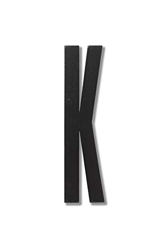 Design Letters 30201000K Buchstaben & Zahlen, Holz, Schwarz, One size von Design Letters