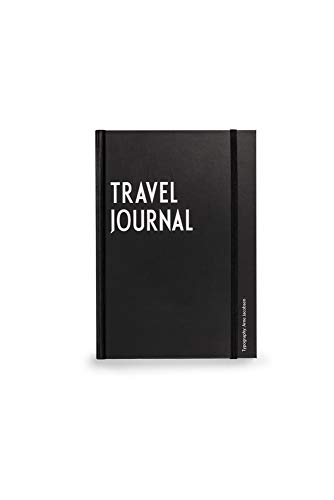 Design Letters Travel Journal - Platz für zehn Ziele, Erstellung einer Reise-Checkliste, Besuch von Restaurants, Geschäften und Sehenswürdigkeiten, Gummiband für einen sicheren Verschluss, 124 Seiten von Design Letters