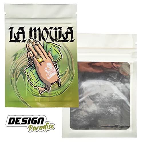 100 Zip-Beutel aus Mylar, Anime, Beutel – kleine Aluminiumbeutel, luftdicht, wärmeversiegelbar | Ziplock-Zip-Beutel (Moula) von Design Paradise