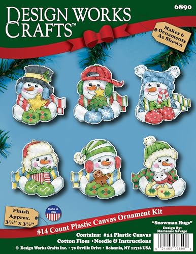 Design Works Crafts Inc. Kreuzstich-Ornament-Set, Schneemann-Umarmungen, mehrfarbig Design Works Crafts Inc. Kreuzstich-Ornament-Set, Schneemann-Umarmungen, mehrfarbig von Design Works Crafts Inc.