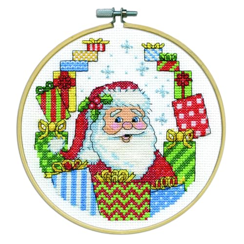 Design Works Crafts Inc. Kreuzstich-Set Weihnachtsmann mit Geschenken und Reifen Design Works Crafts Inc. Kreuzstich-Set Weihnachtsmann mit Geschenken und Reifen von Design Works Crafts Inc.