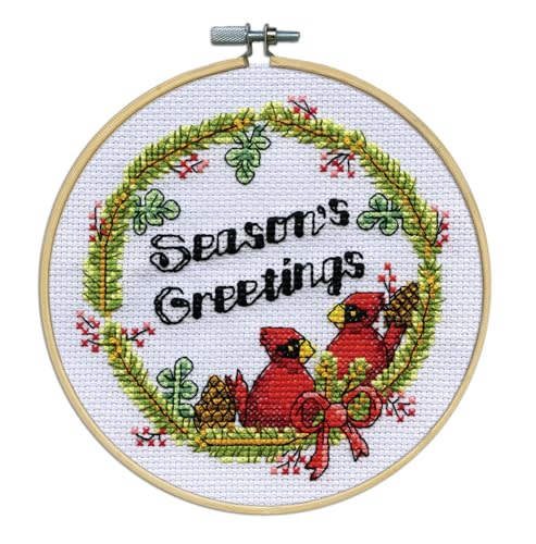Design Works Crafts Inc. Seasons Greetings Kreuzstich-Set nach Zählmuster, mit Reifen Design Works Crafts Inc. Seasons Greetings Kreuzstich-Set nach Zählmuster, mit Reifen von Design Works Crafts Inc.