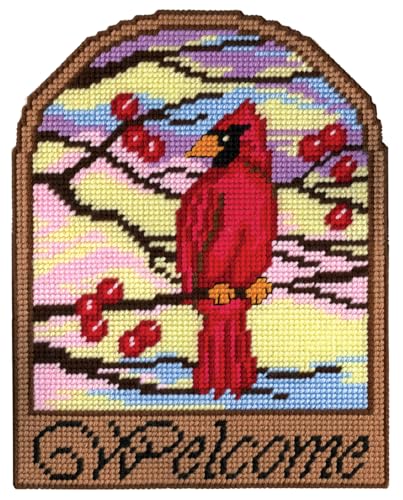 Design Works Crafts Inc. Welcome Cardinal Wanddekor-Set aus Kunststoff auf Leinwand von Design Works Crafts Inc.