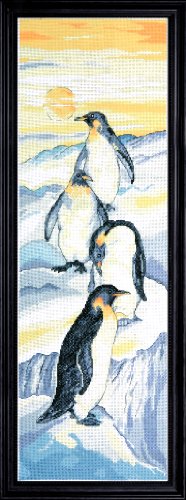 Counted Cross Stitch, Penguins, 8 by 24 inches by Design Works Crafts Counted Cross Stitch, Penguins, 8 by 24 inches by Design Works Crafts von Design Works