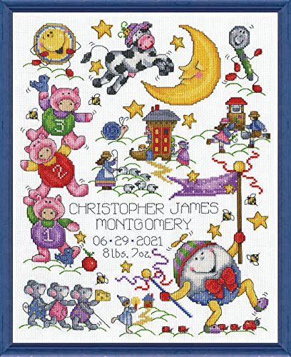 Design Works Crafts, Kreuzstich-Zählmusterpackung Kinderreime Design Works Crafts, Kreuzstich-Zählmusterpackung Kinderreime von Design Works