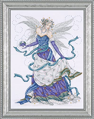 Design Works Crafts Eisfee Kreuzstich-Set nach Zählmuster, Baumwolle, Multifarbig, 30x40cm Design Works Crafts Eisfee Kreuzstich-Set nach Zählmuster, Baumwolle, Multifarbig, 30x40cm von Design Works Crafts