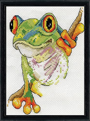 Design Works Crafts Kreuzstich Stickpackung Laubfrosch, Zählmuster Design Works Crafts Kreuzstich Stickpackung Laubfrosch, Zählmuster von Design Works Crafts