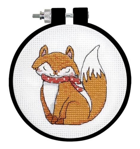 Design Works Crafts Kreuzstich Stickpackung mit Stickrahmen Fuchs, Zählmuster Design Works Crafts Kreuzstich Stickpackung mit Stickrahmen Fuchs, Zählmuster von Design Works Crafts